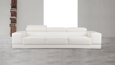 Napoleon Leather Three Seat Sofa