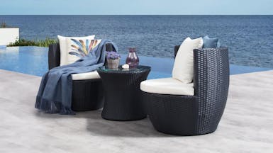 Piccolo Outdoor Wicker Balcony Suite