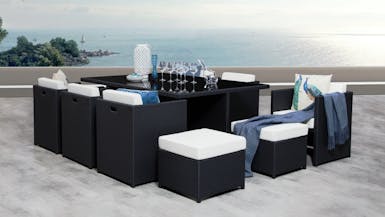 Vacanza 11-Piece Outdoor Wicker Dining Cube