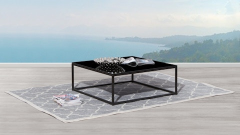 June Outdoor Fabric Sofa Suite 2 + 1 + 1 With Coffee Table 6