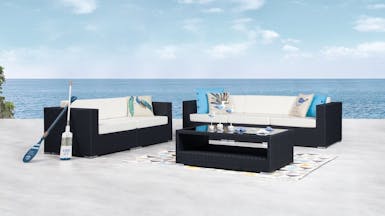 Moda Outdoor Wicker Sofa Suite 3 + 2