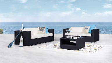 Moda Outdoor Wicker Sofa Suite 2 + 2