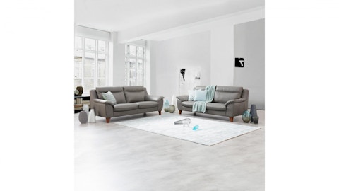 Charles Leather Sofa Suite 3 + 3 6 Thumbnail