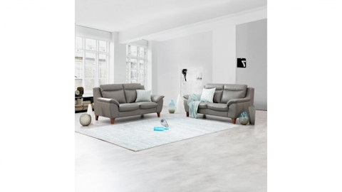 Charles Leather Sofa Suite 2 + 2 6 Thumbnail