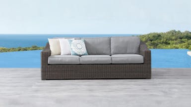 Canyon Outdoor Wicker Three Seater Sofa