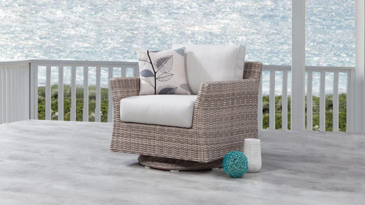 Savannah Outdoor Wicker Rocker Chair