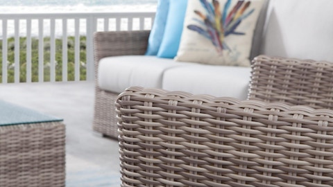 Savannah Outdoor Wicker L Shaped Lounge With Armchair 4