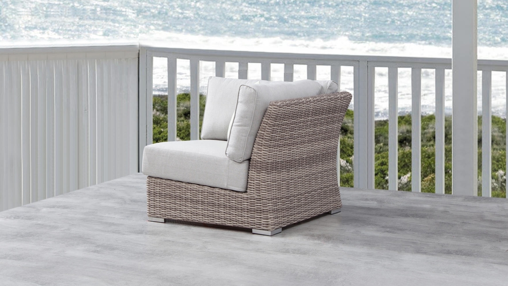 Savannah Outdoor Wicker Corner Module 5 Thumbnail