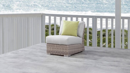 Savannah Outdoor Wicker Armless Module