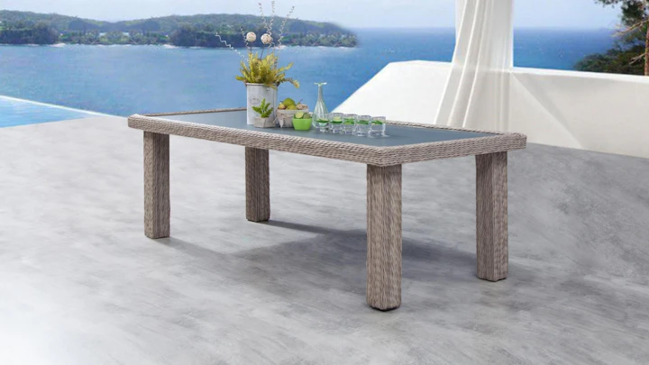 Savannah Outdoor Wicker Dining Table