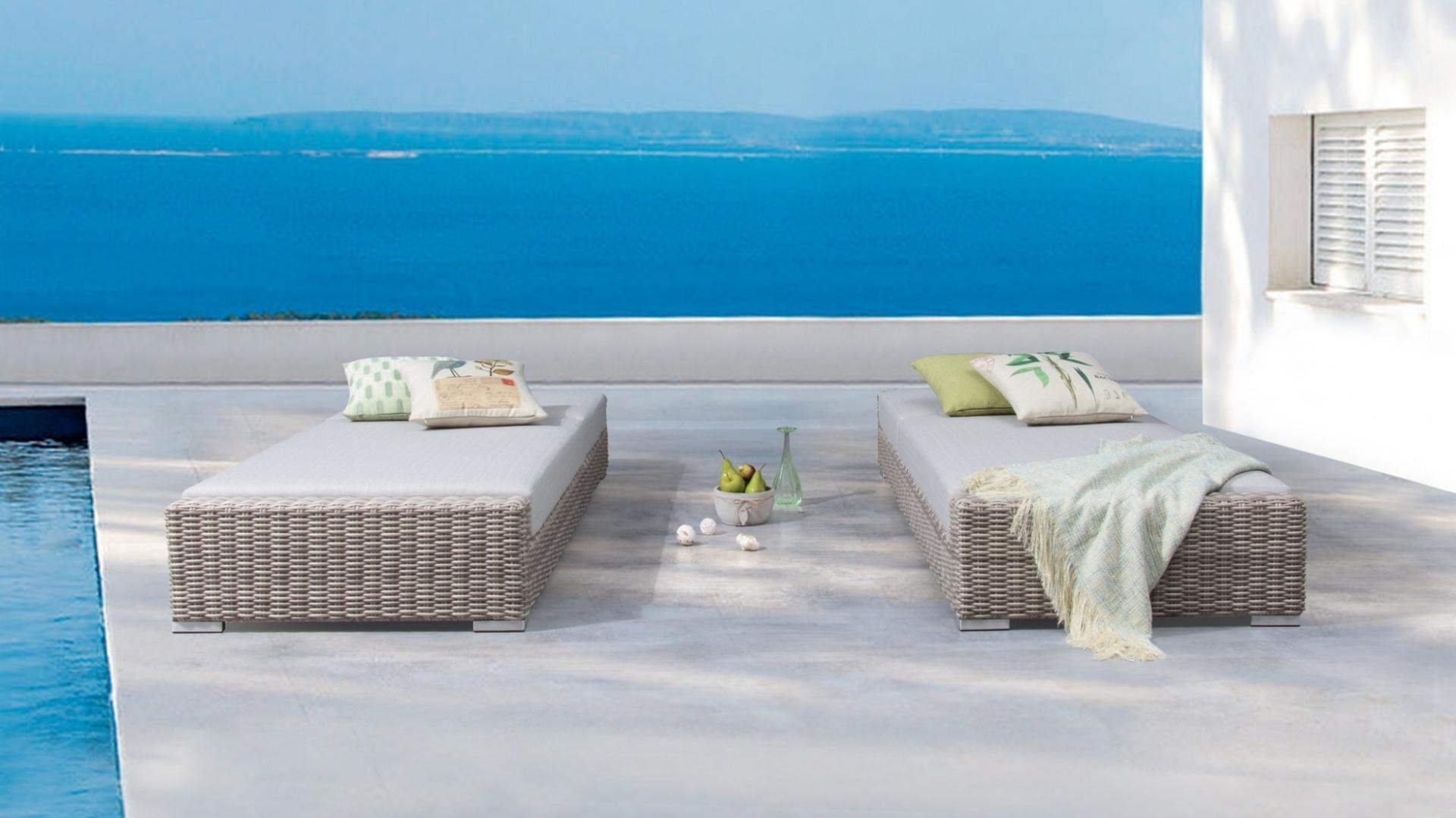 Savannah Outdoor Wicker Sun Lounge - Set Of Two 7 Thumbnail