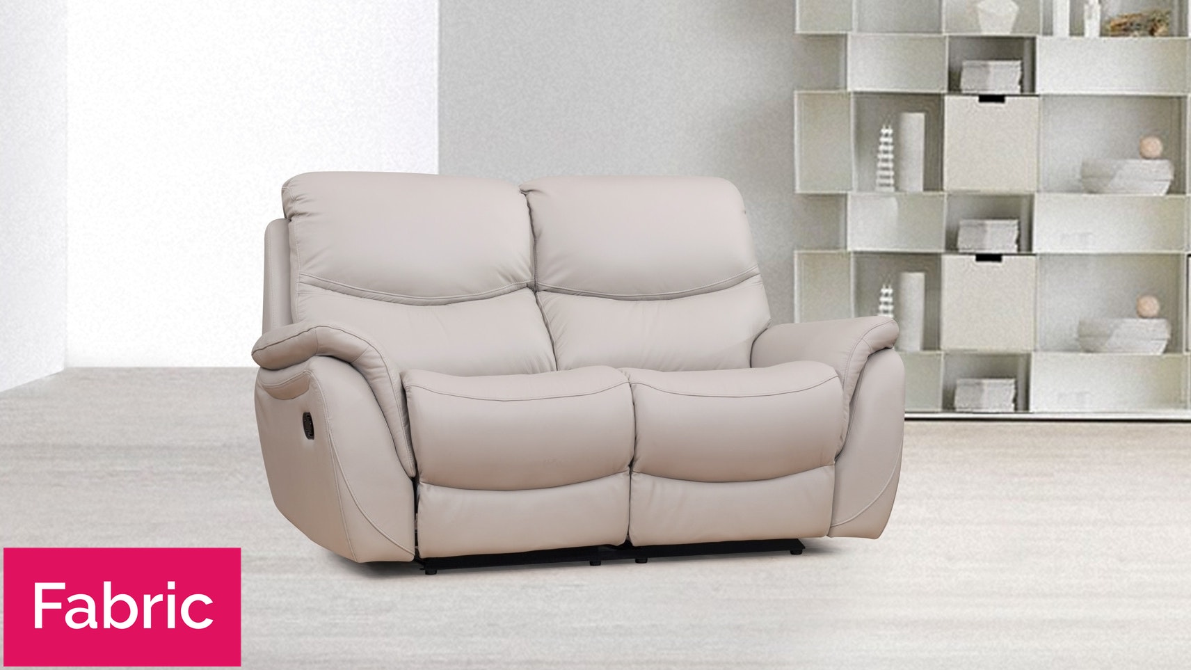 Richmond Fabric Recliner Two Seat Sofa 4 Thumbnail