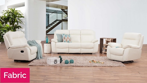 Berkeley Fabric Recliner Sofa Suite 3 + 2 + 1 15 Thumbnail