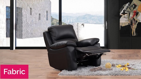 Lincoln Fabric Recliner Armchair 1