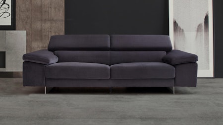Boston Fabric Three Seat Sofa
