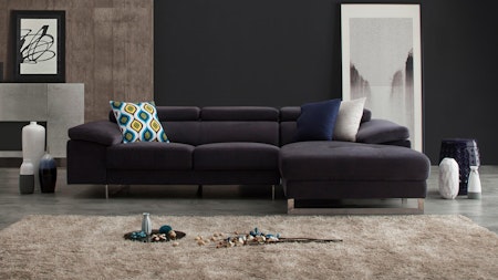 Boston Fabric Chaise Lounge Option A