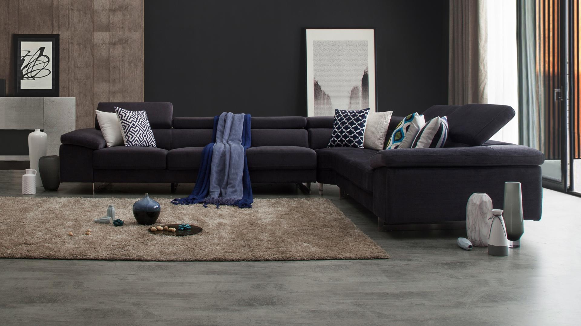 Boston Fabric Corner Lounge Option B 7 Thumbnail