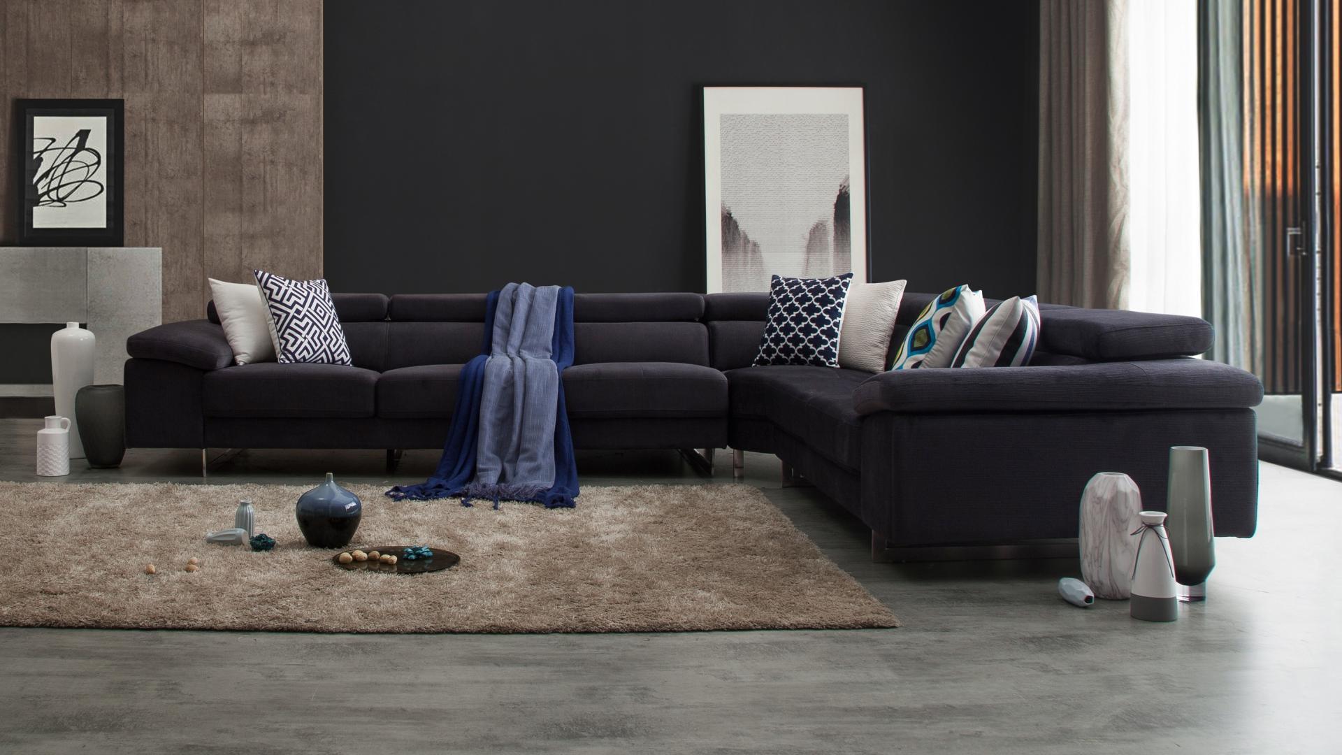 Boston Fabric Corner Lounge Option B 7 Thumbnail