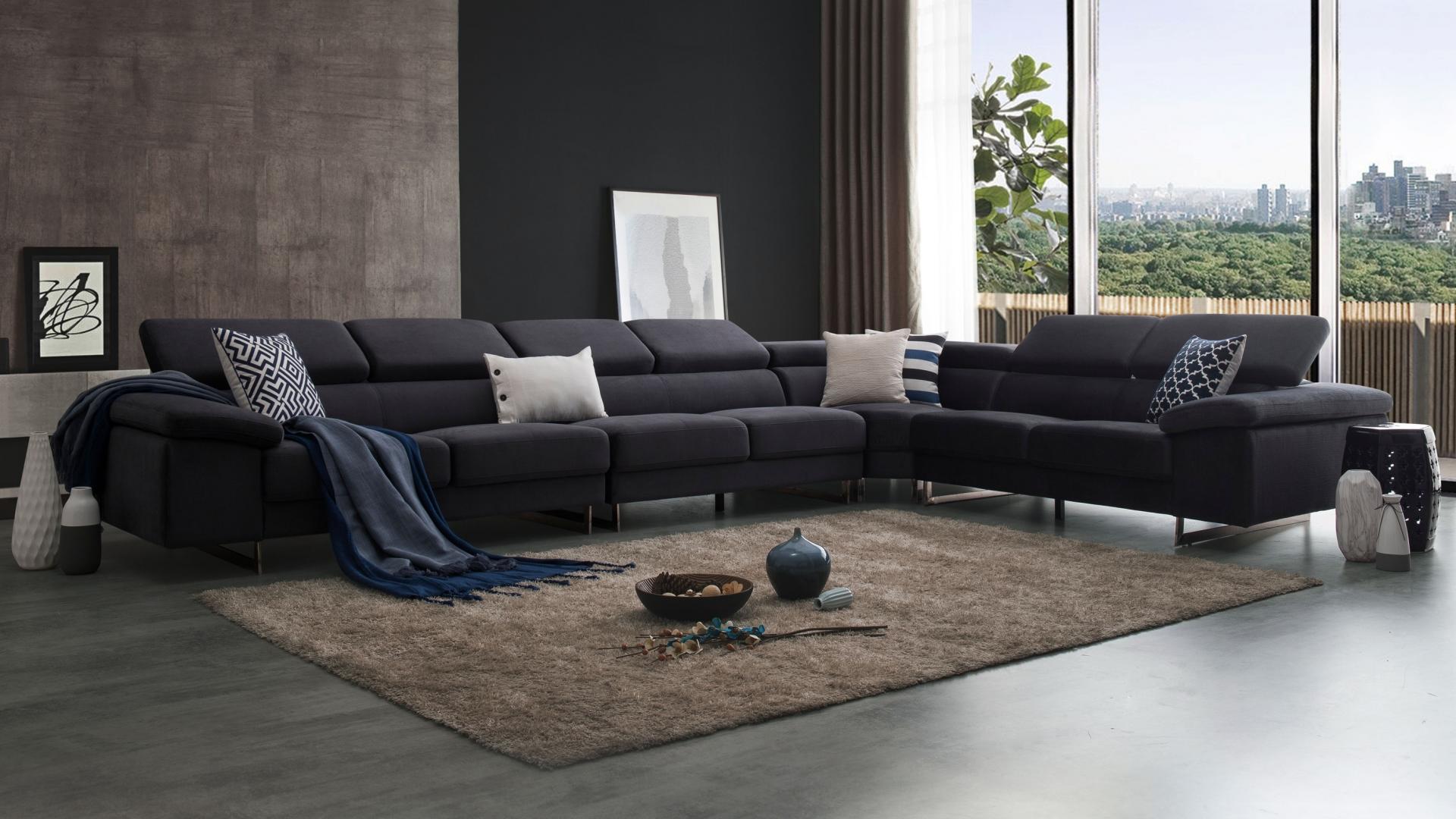 Boston Fabric Corner Lounge Option C 7 Thumbnail