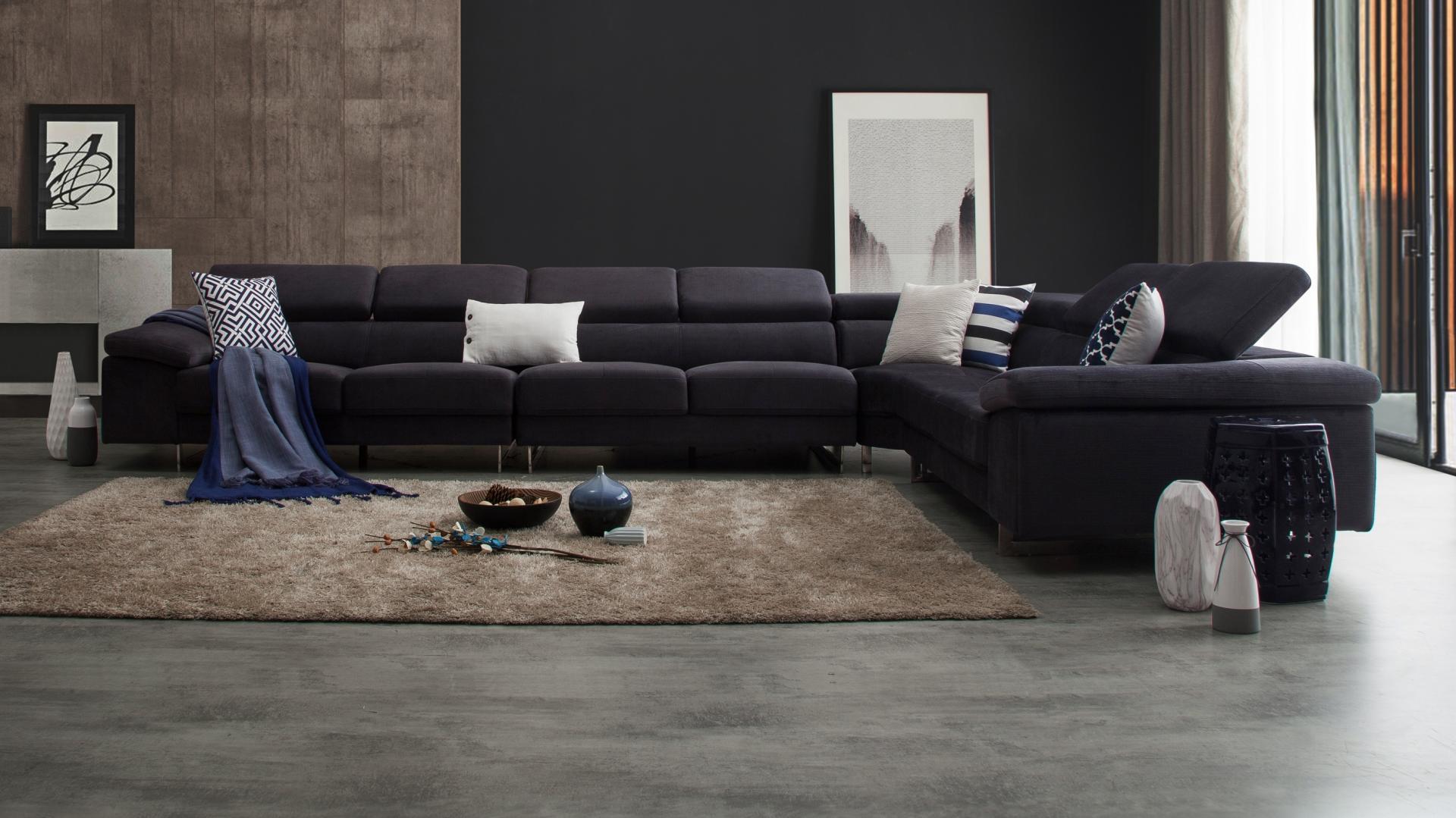 Boston Fabric Corner Lounge Option C 7 Thumbnail