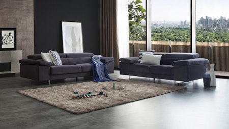 Boston Fabric Sofa Suite 3 + 2