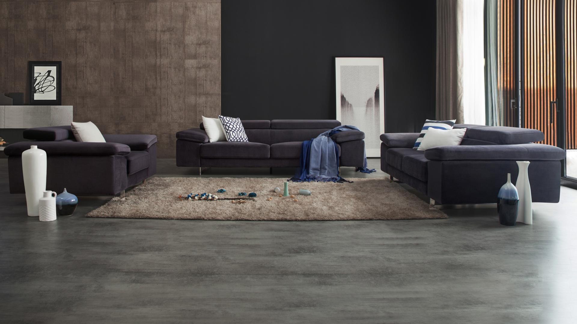 Boston Fabric Sofa Suite 3 + 2 + 1 4 Thumbnail