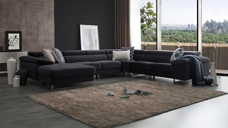 Boston Fabric Modular Lounge Option A