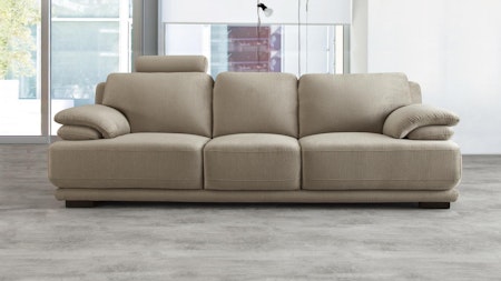 Juliet Fabric Three Seat Sofa