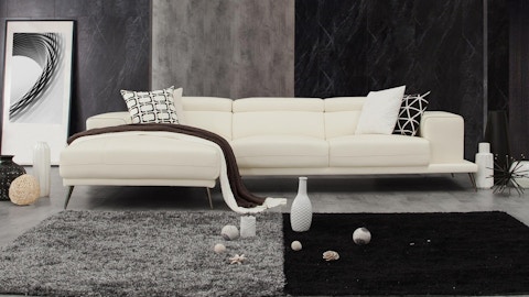 Laurence Leather Chaise Lounge Option A 2 Thumbnail