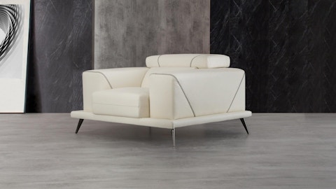 Laurence Leather Armchair 1