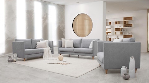 Halley Fabric Sofa Suite 3 + 2 + 1 5 Thumbnail