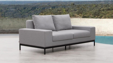 June Outdoor Fabric Two Seater Sofa 5 Thumbnail