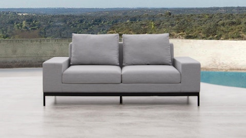 June Outdoor Fabric Two Seater Sofa 1