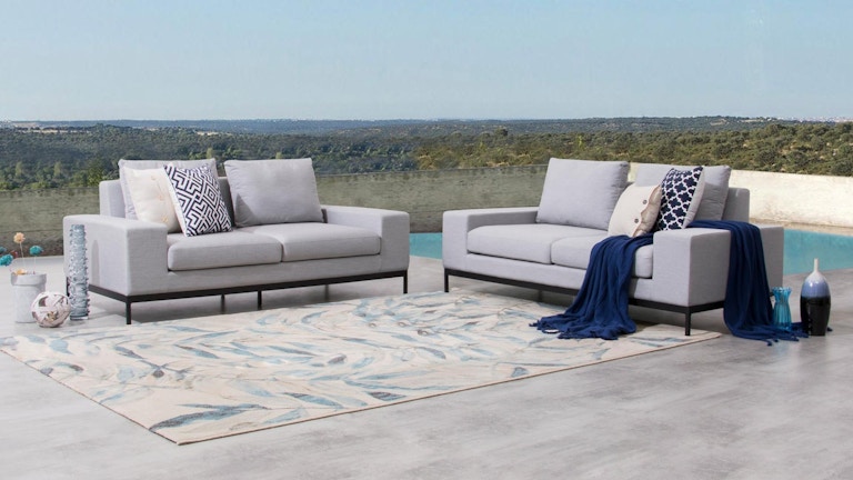 June Outdoor Fabric Sofa Suite 2 + 2