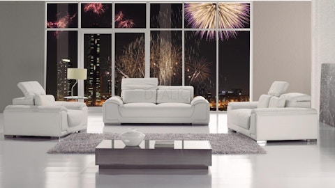 Bronte Leather Sofa Suite 3 + 2 + 1 8 Thumbnail