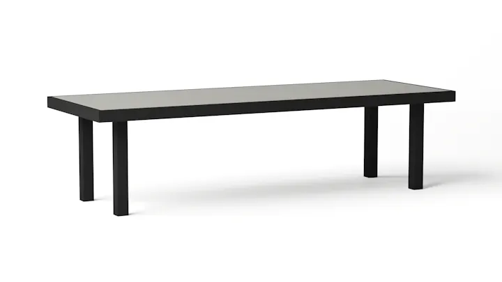 Invini Black 280x100 Outdoor Dining Table