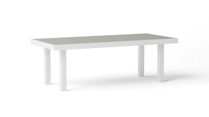 Invini White 220x100 Outdoor Dining Table