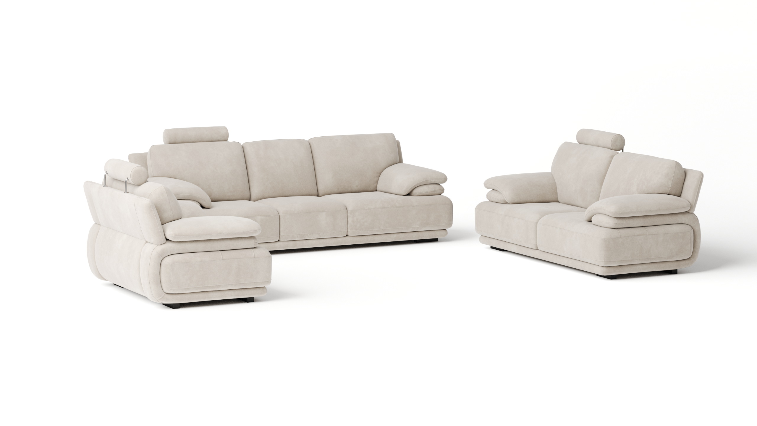 Juliet Fabric Sofa Suite 3 + 2 + 1 5 Thumbnail