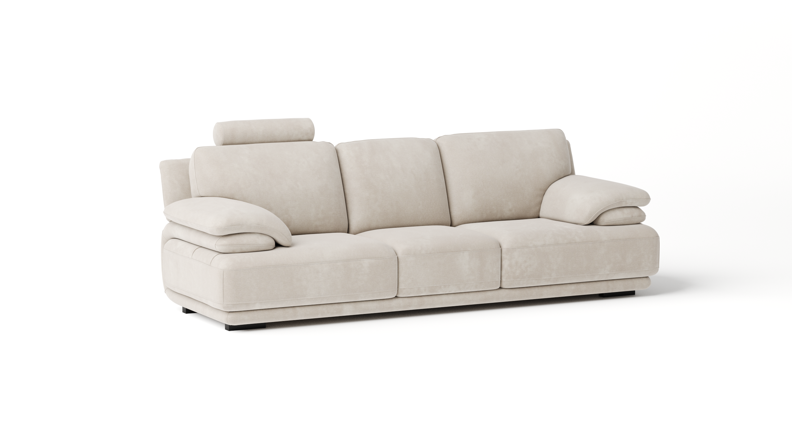 Juliet Fabric Three Seat Sofa 5 Thumbnail