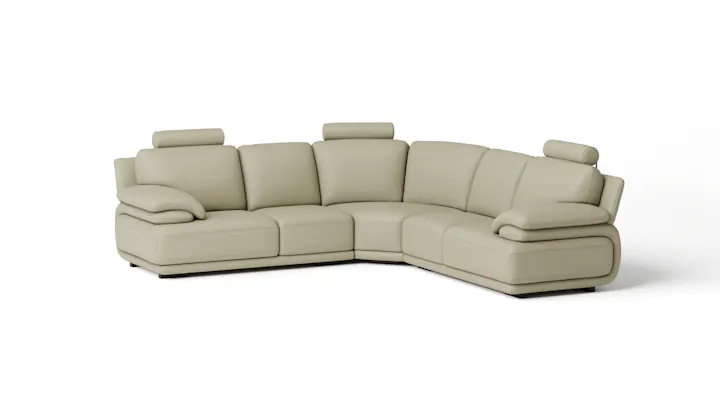 Juliet Leather Corner Lounge Option A
