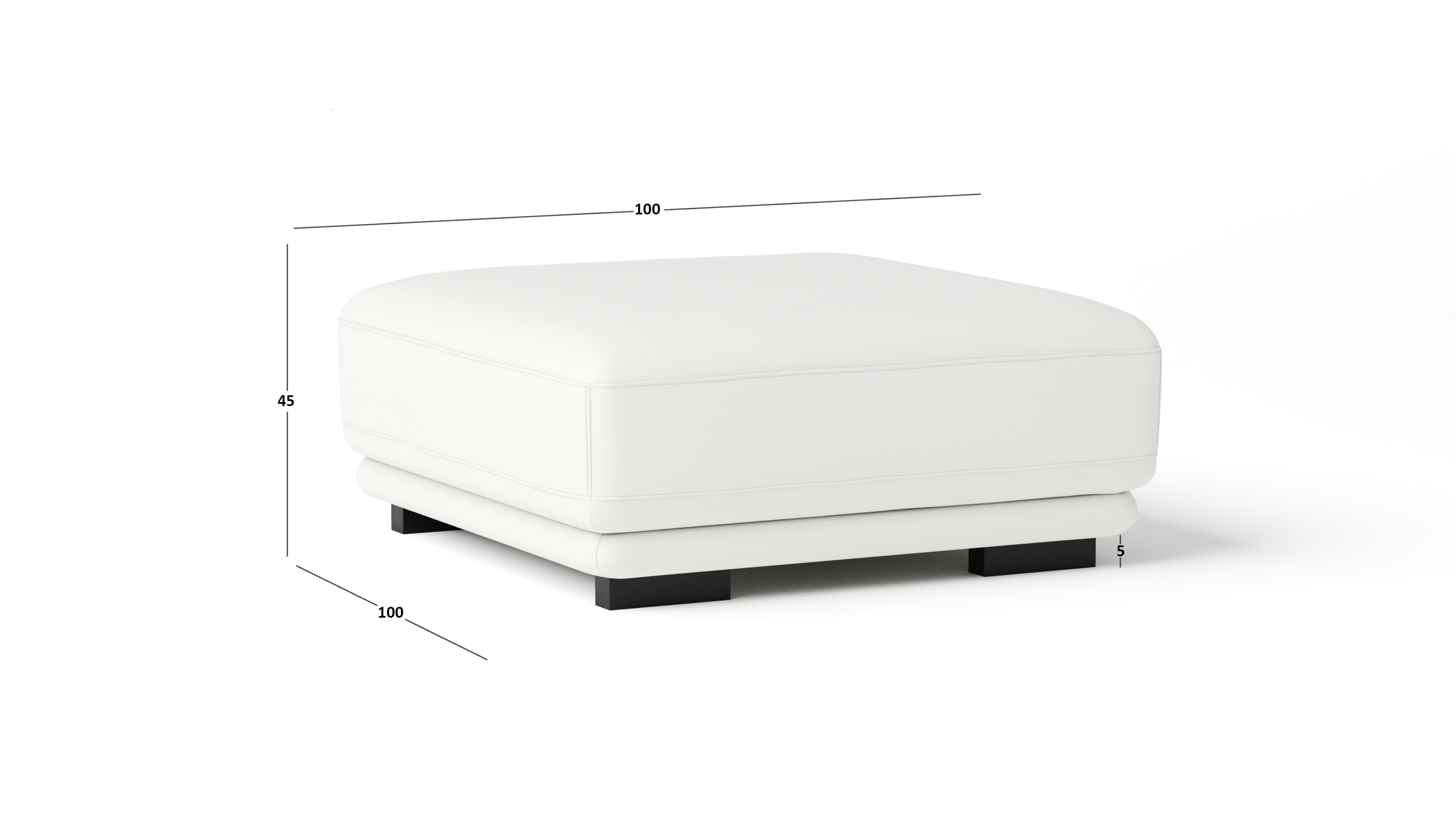 Juliet Leather Ottoman 100x100x45 3 Thumbnail