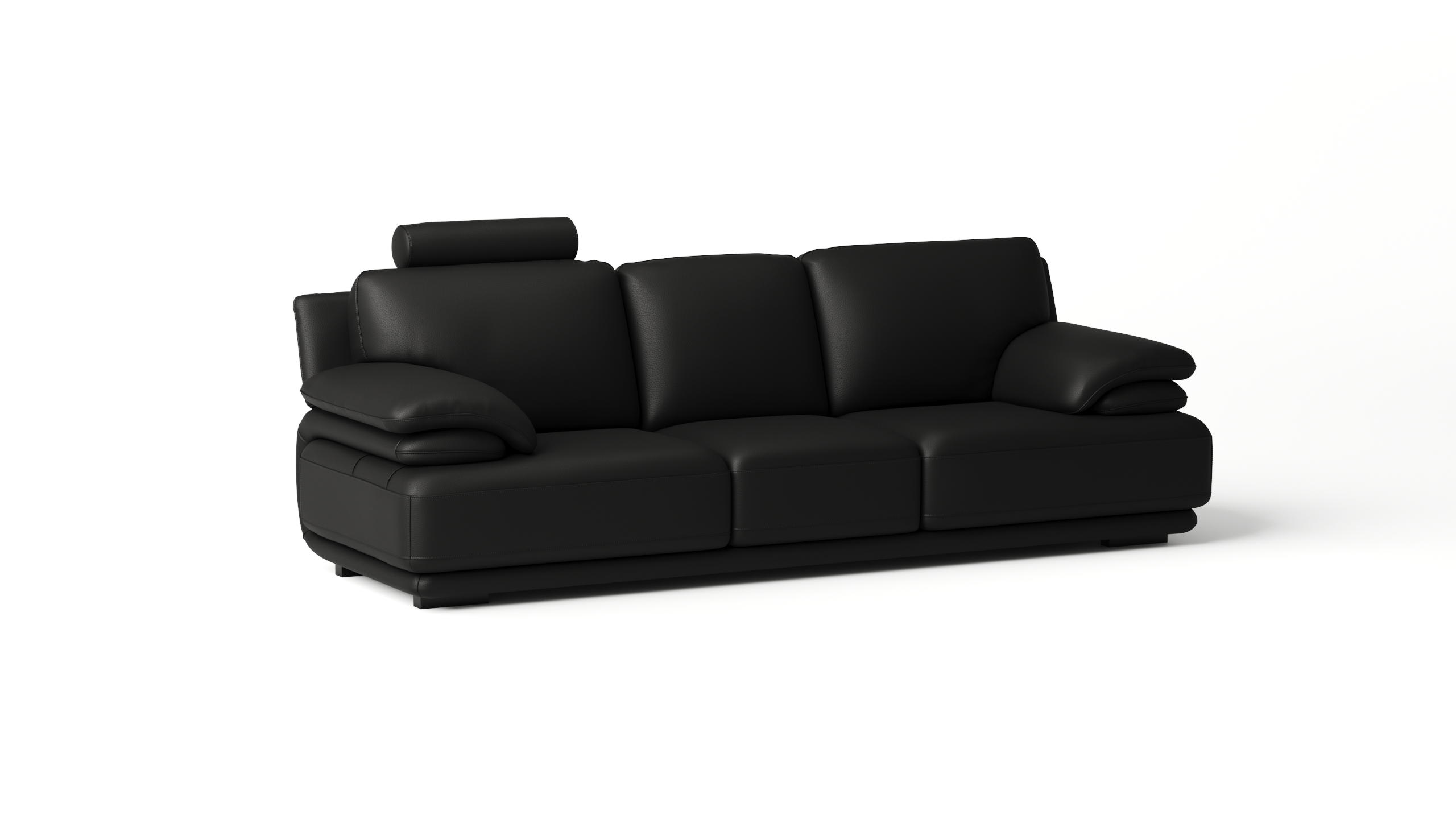 Juliet Leather Three Seat Sofa 3 Thumbnail