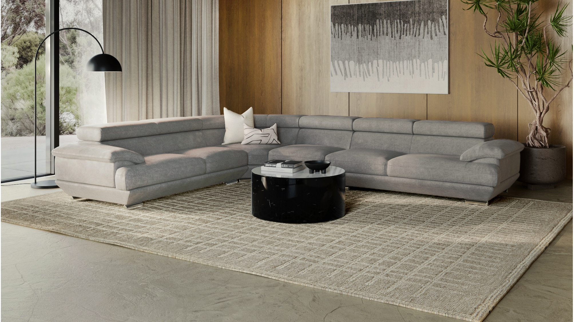 Lexington Fabric Corner Lounge Option B 8 Thumbnail