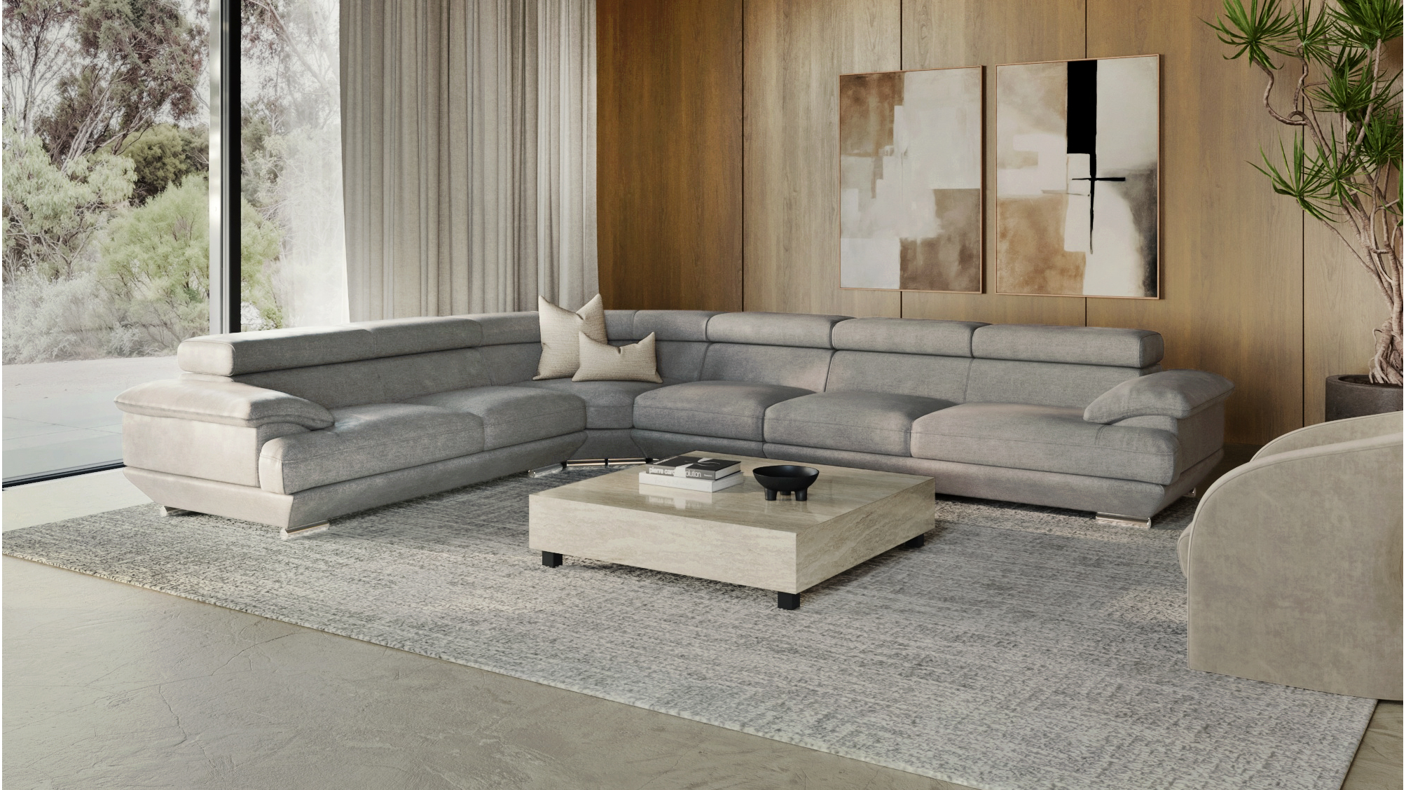 Lexington Fabric Corner Lounge Option B 8 Thumbnail