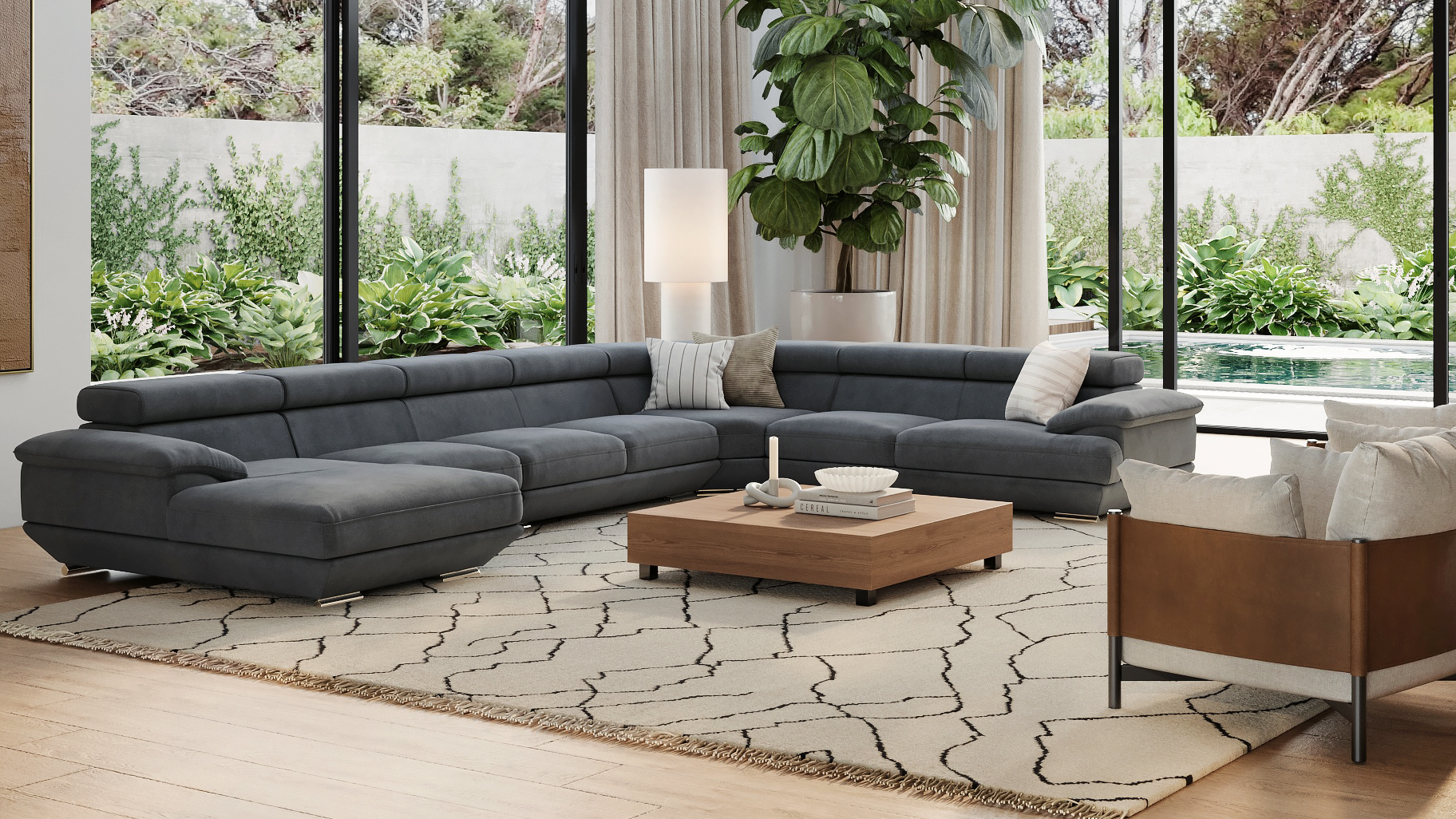 Lexington Fabric Modular Lounge Option B 5 Thumbnail