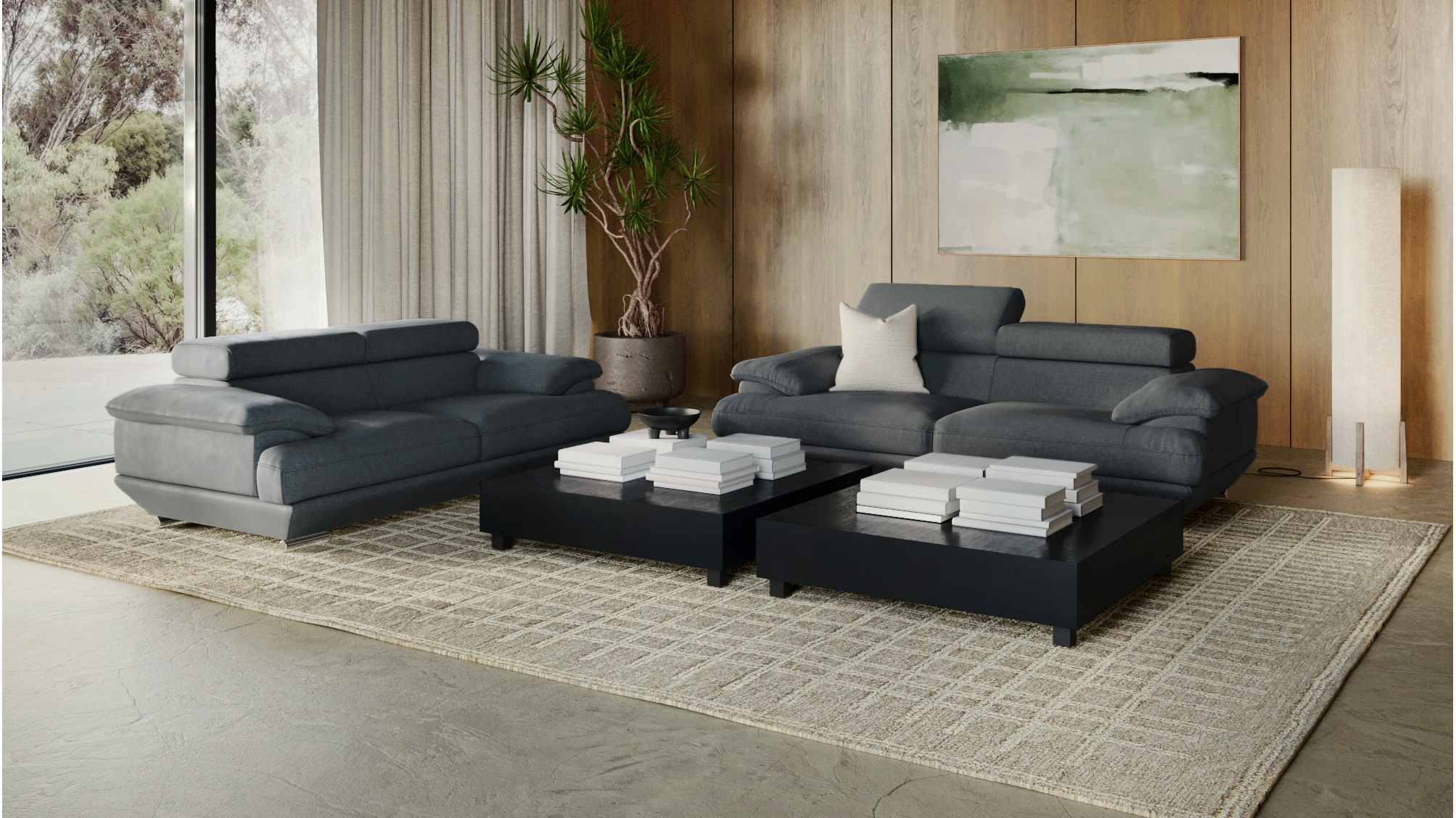 Lexington Fabric Sofa Suite 3 + 2 5 Thumbnail