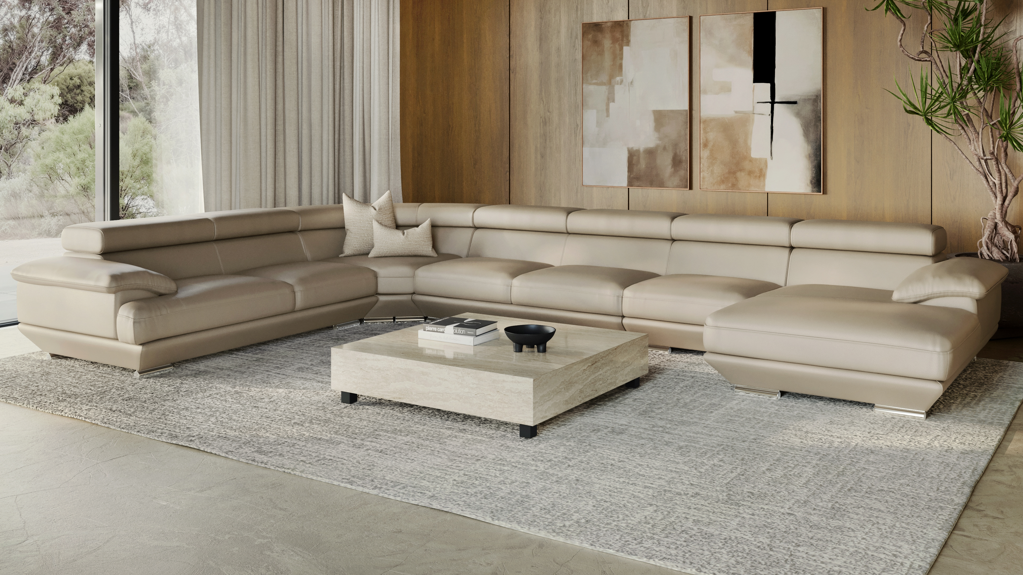 Lexington Leather Modular Lounge Option B 5 Thumbnail