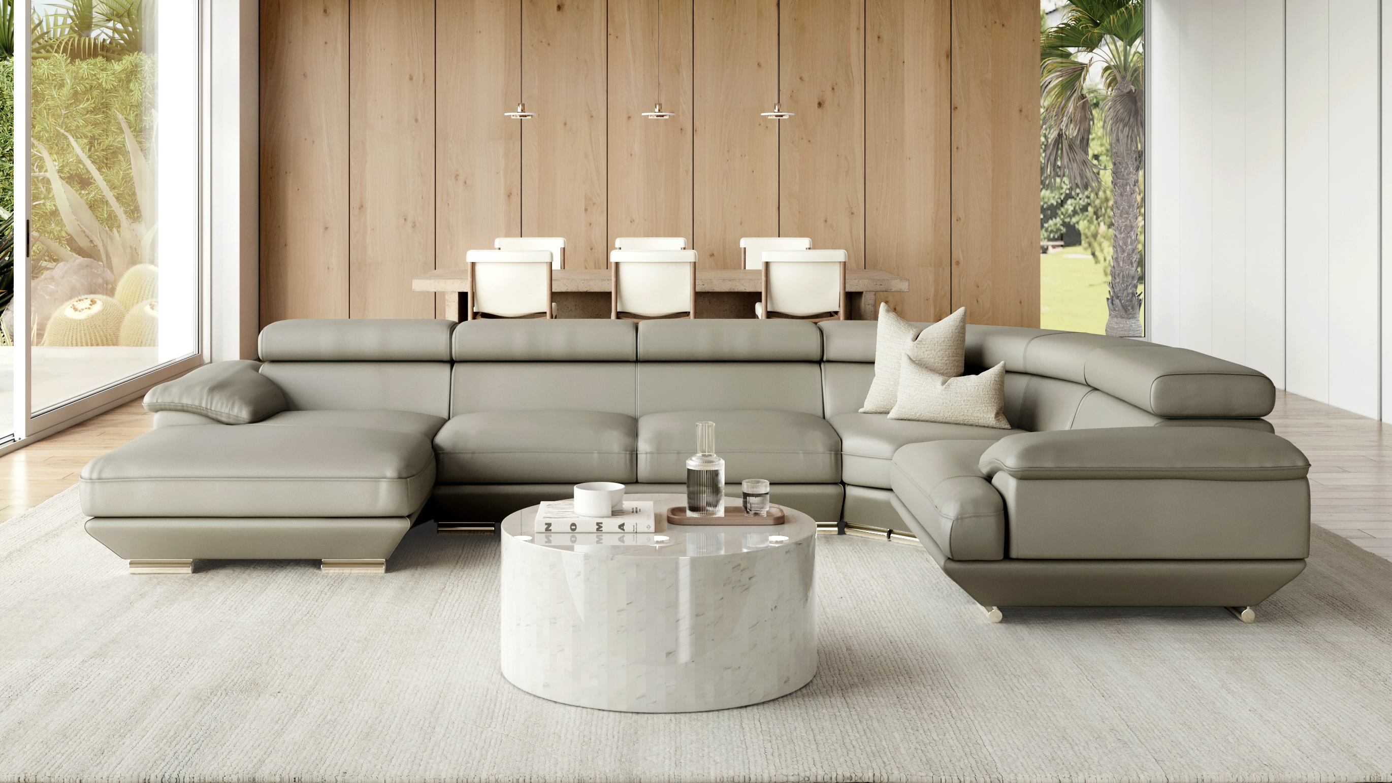 Lexington Leather Modular Lounge Option C 5 Thumbnail