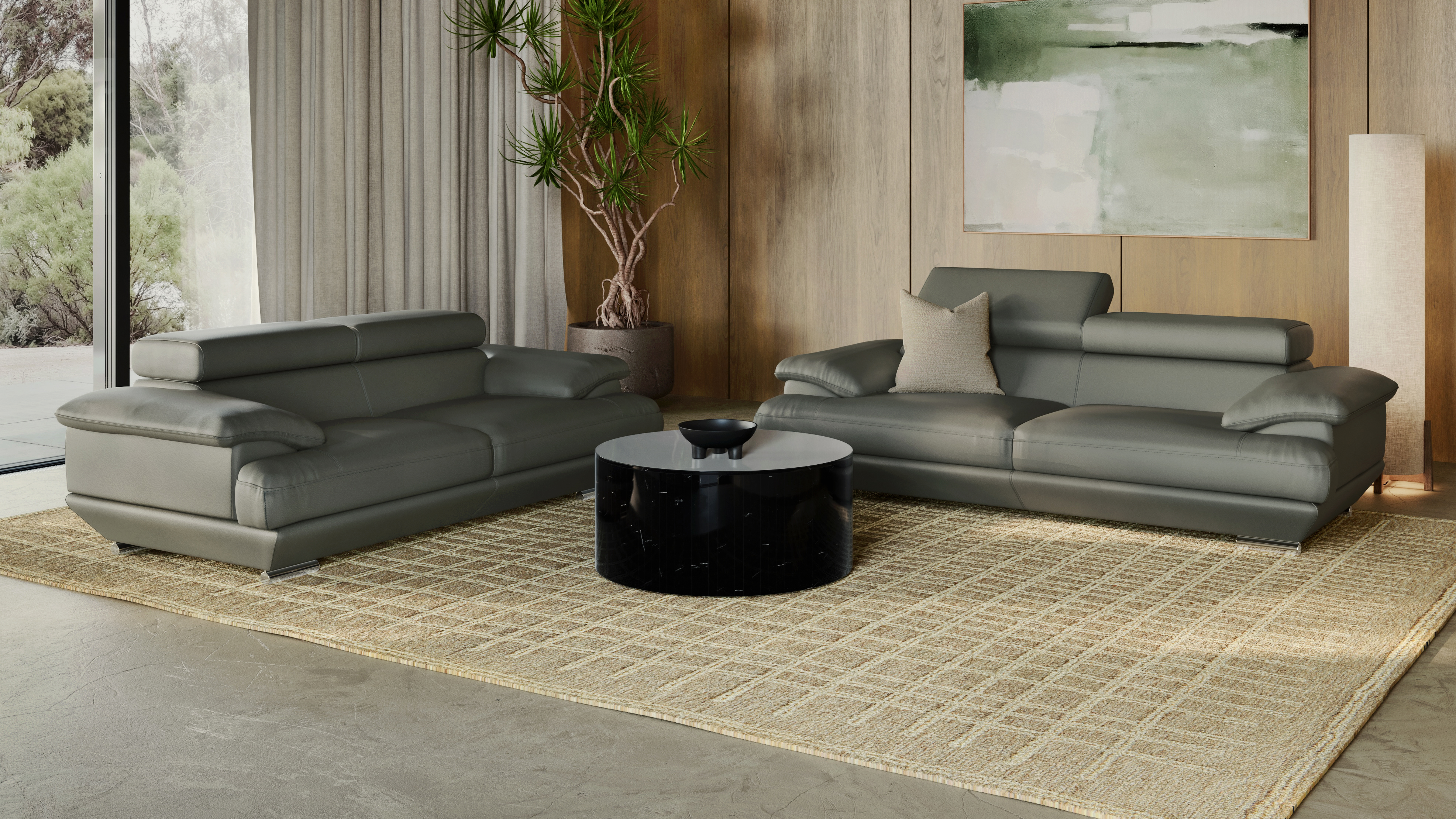 Lexington Leather Sofa Suite 3 + 2 7 Thumbnail