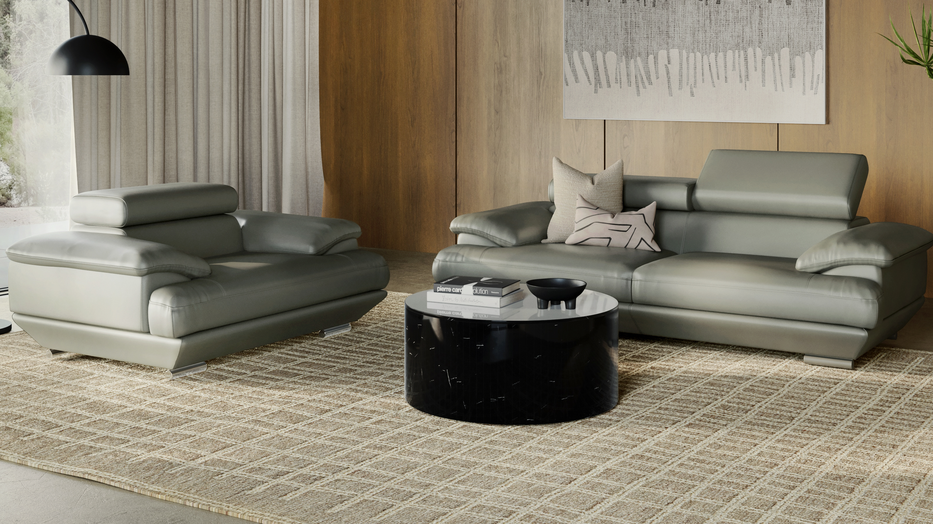 Lexington Leather Three Seat Sofa 6 Thumbnail